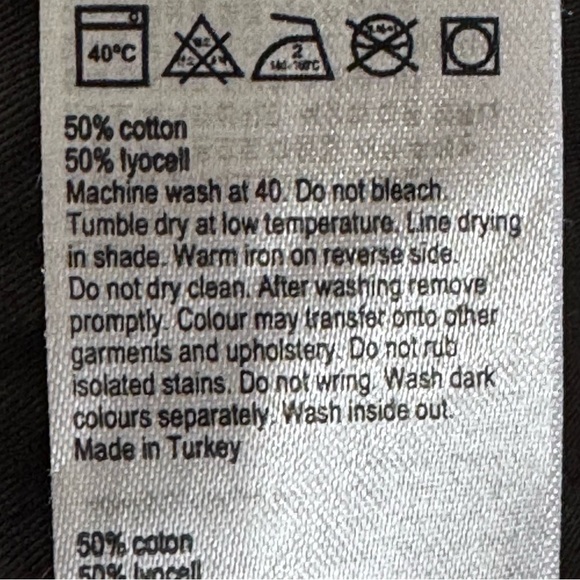 All Saints Ash Boyfriend Jeans in Washed Black Size 32 - Picture 11 of 13